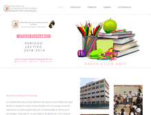 Tablet Screenshot of colegiomarianitasguayaquil.com